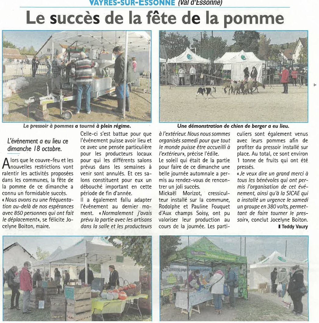Fête de la pomme 2020